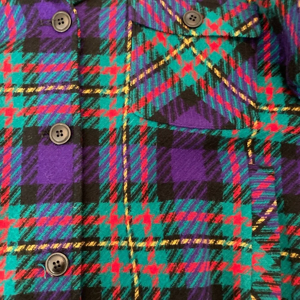 Vintage Pendleton knockabout 100 percent virgin wool plaid jacket - Picture 2 of 8
